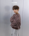 Little Foxx – Tori Striped Raglan Sweatshirt