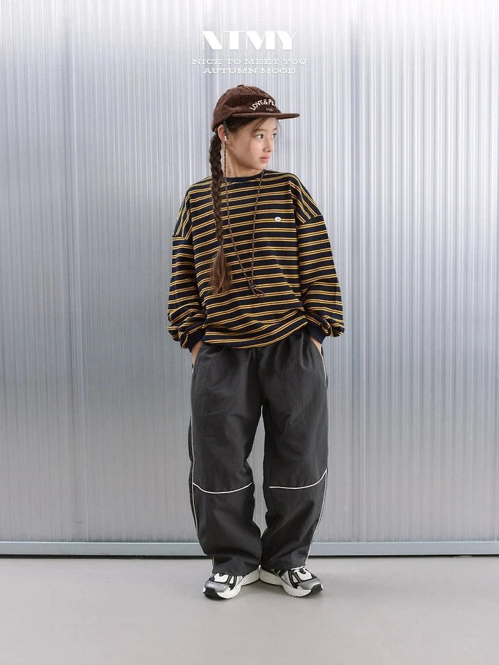 Little Foxx – Tori Striped Raglan Sweatshirt