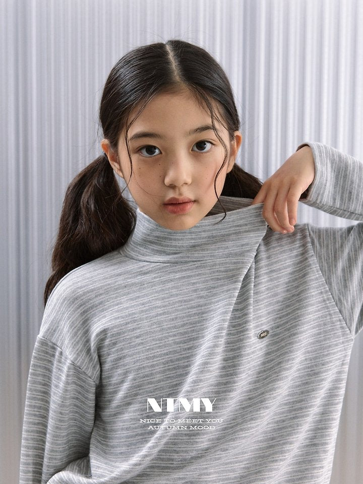 Little Foxx – Latte Turtleneck Tee