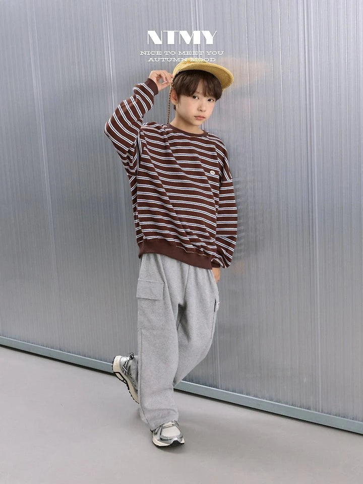 Little Foxx – Tori Striped Raglan Sweatshirt