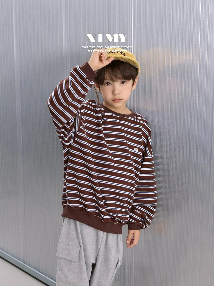 Little Foxx – Tori Striped Raglan Sweatshirt