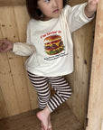 Little Foxx – Hamburger Long Sleeve Tee