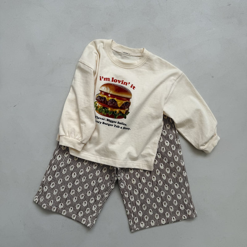 Little Foxx – Hamburger Long Sleeve Tee