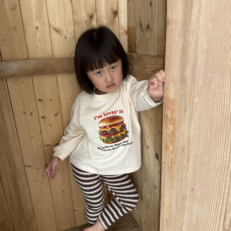 Little Foxx – Hamburger Long Sleeve Tee