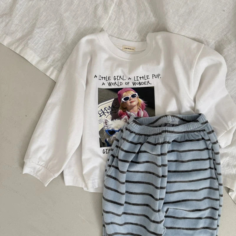 Little Foxx – Marne Stripe Jogger Pants