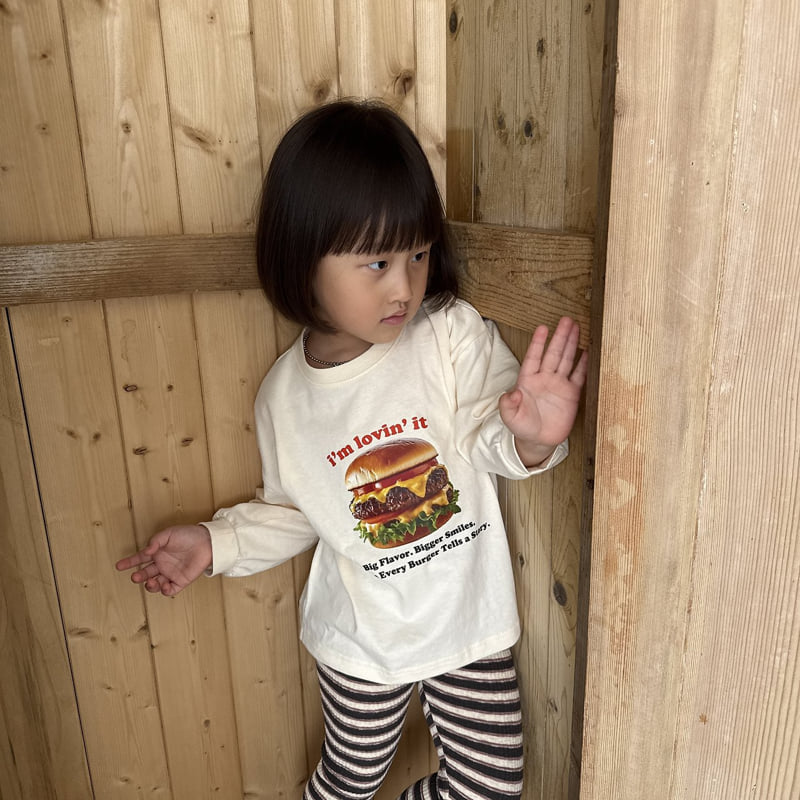 Little Foxx – Hamburger Long Sleeve Tee
