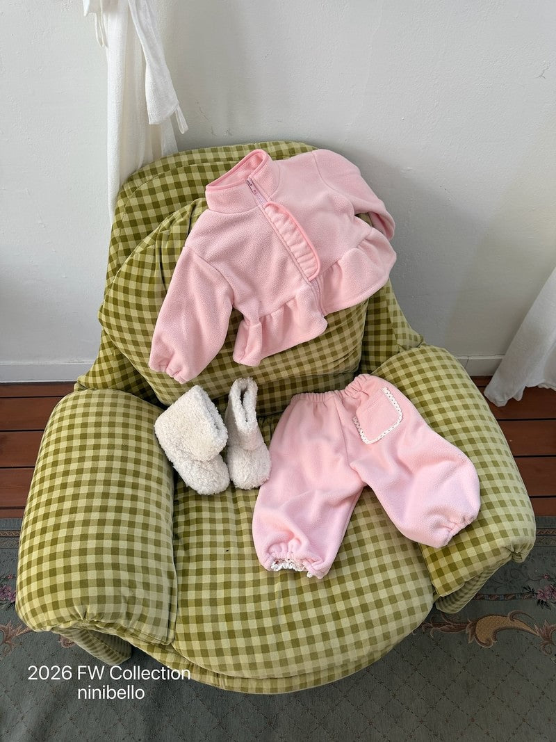 Little Foxx – Marshmallow Frill Zip-up