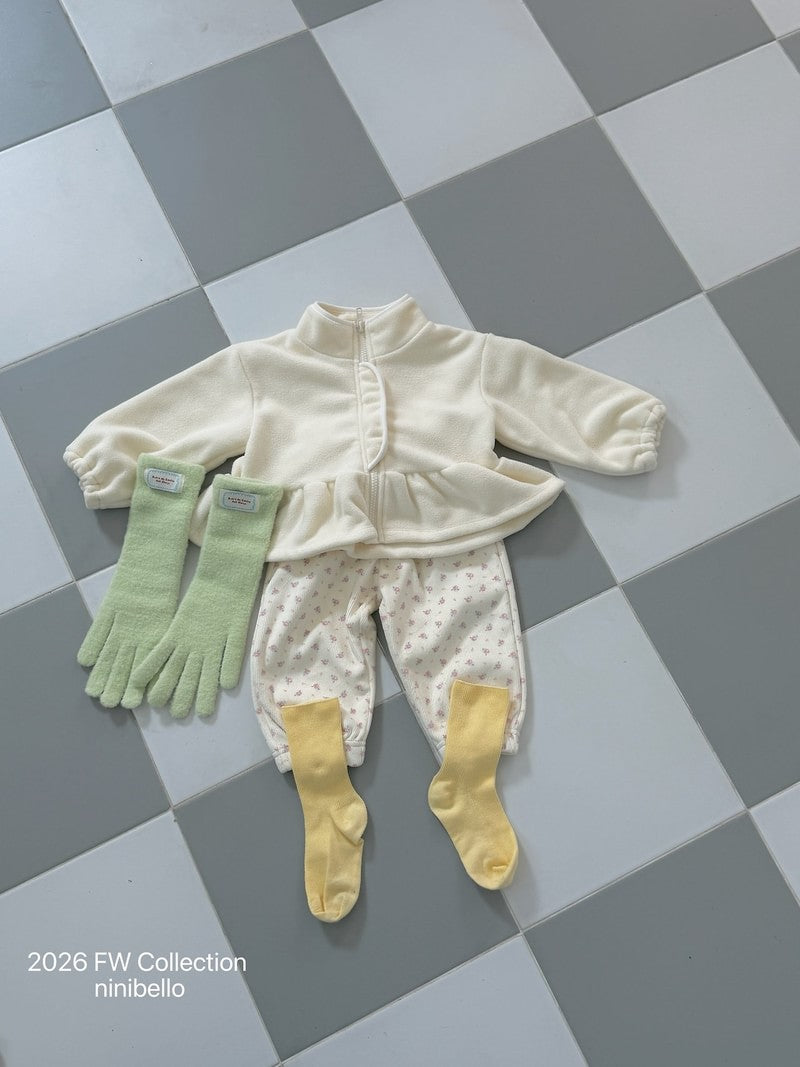 Little Foxx – Marshmallow Frill Zip-up