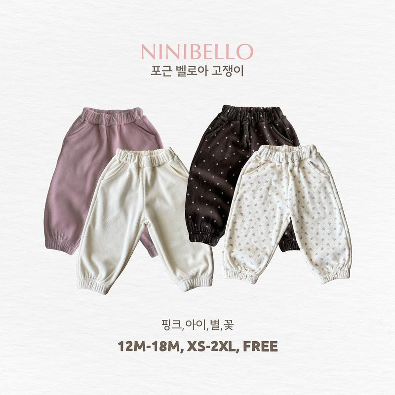 Little Foxx – Cozy Velour Pants