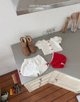 Little Foxx – Meringue Heart Short-sleeve Cardigan