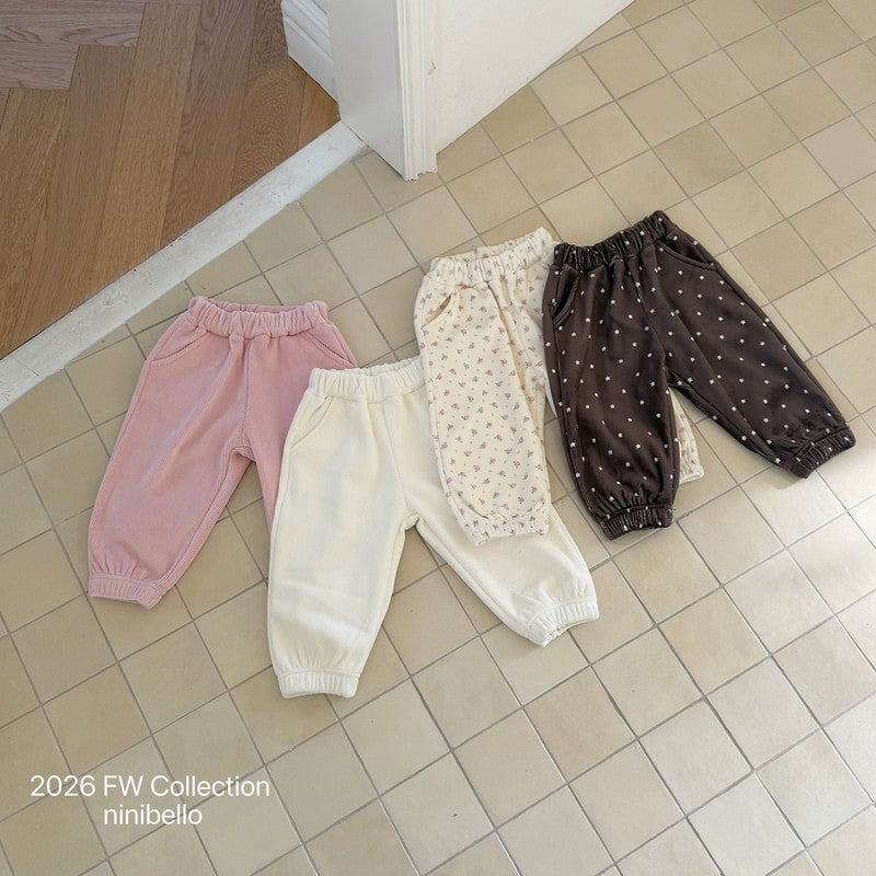 Little Foxx – Cozy Velour Pants