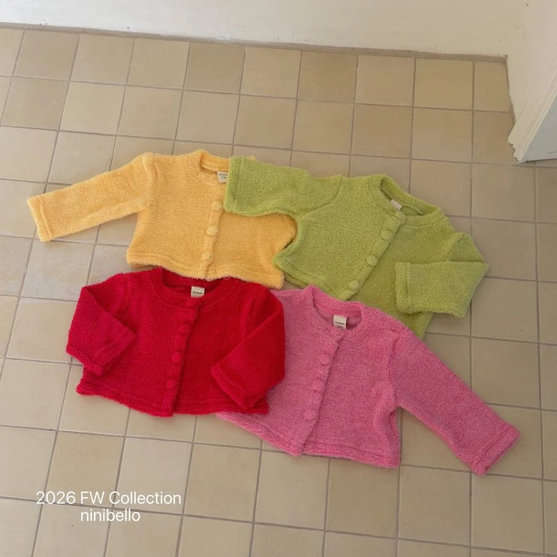 Star Candy Cardigan – 4 Farben: Lime, Pink, Red, Yellow