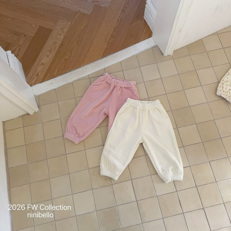 Little Foxx – Cozy Velour Pants