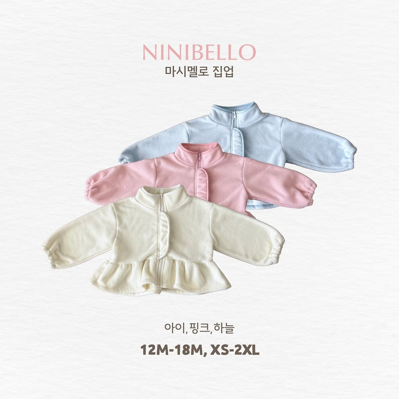 Little Foxx – Marshmallow Frill Zip-up