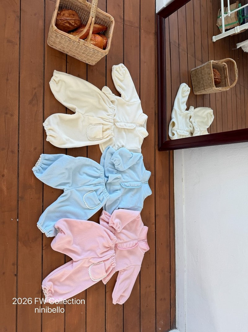 Little Foxx – Marshmallow Frill Zip-up