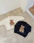 Teddy Bear Raglan Sweatshirt – Original koreanisches Label Ninibello