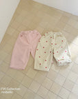 Little Foxx – Milk Heart Embroidery Pants
