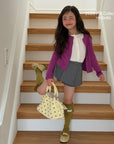 Little Foxx – Rosé Pleats Skirt