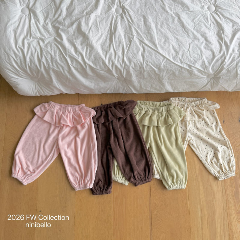 Little Foxx – Arm Terry Frill Jogger Pants