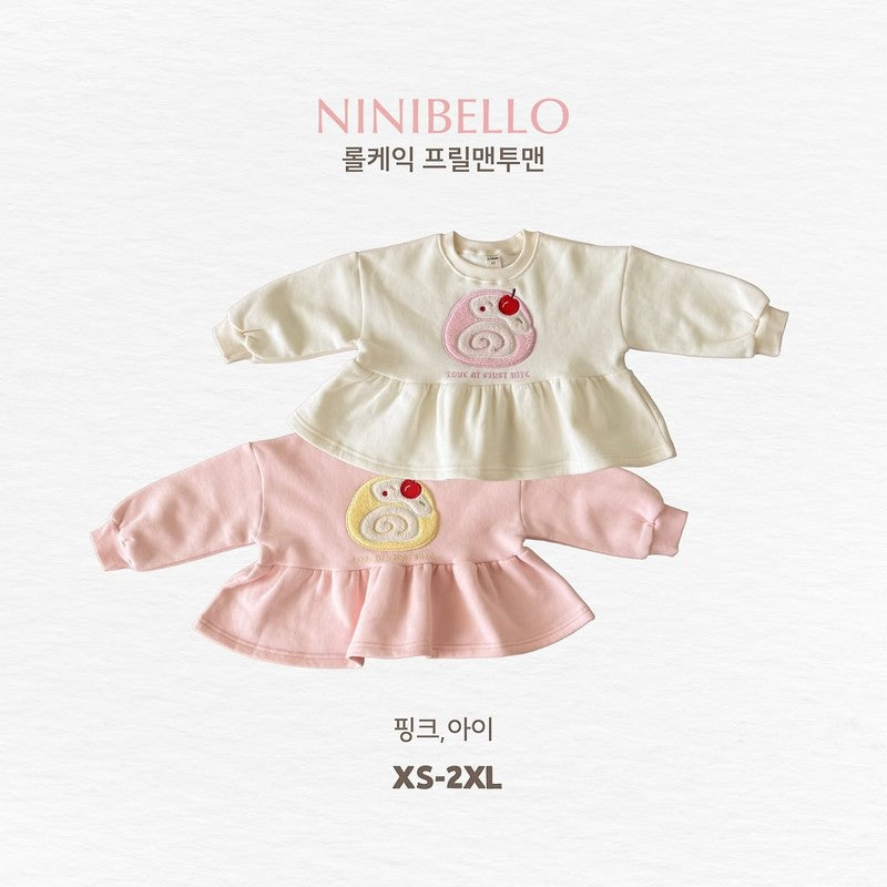Little Foxx – Roll Cake Frill Sweatshirt