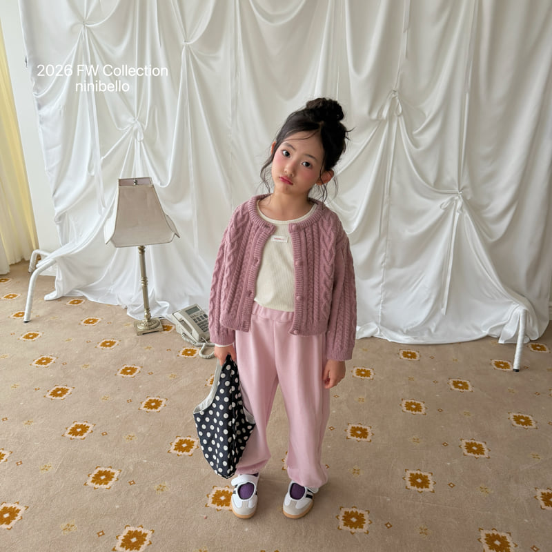 Little Foxx – Mauve Knit Cardigan