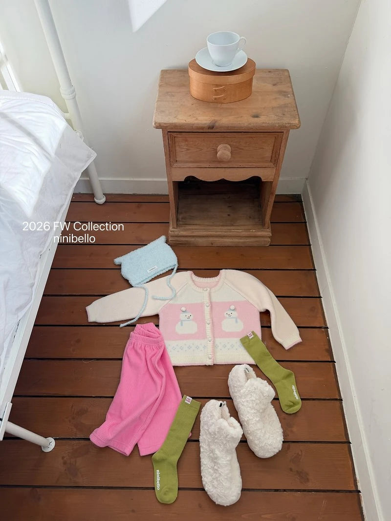 Snowman Knit Cardigan – Farbe: Free