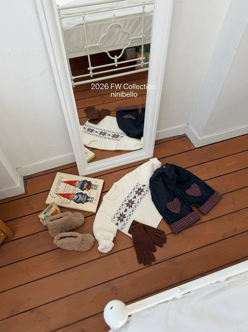 Little Foxx – Love Me Check Denim Pants