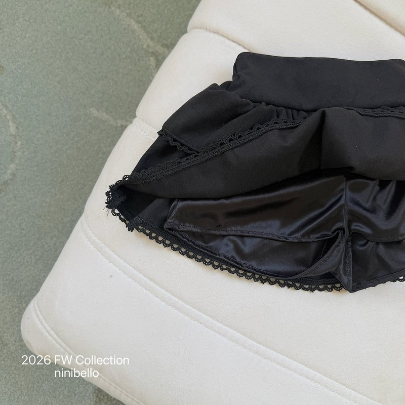 Little Foxx – Rococo Suede Skirt