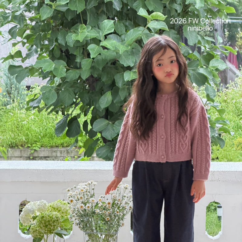 Little Foxx – Mauve Knit Cardigan