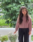 Little Foxx – Mauve Knit Cardigan
