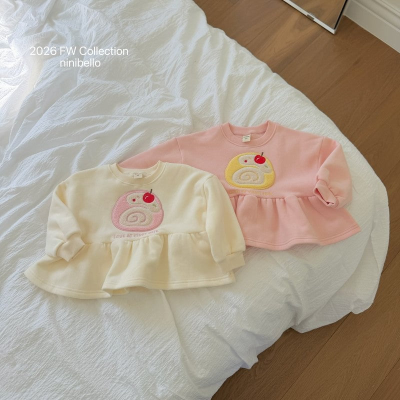 Little Foxx – Roll Cake Frill Sweatshirt