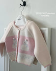 Snowman Knit Cardigan – Strickjacke für Kinder, Made in Korea