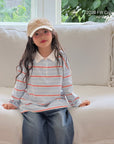 Little Foxx – Milky Stripe Collar Tee