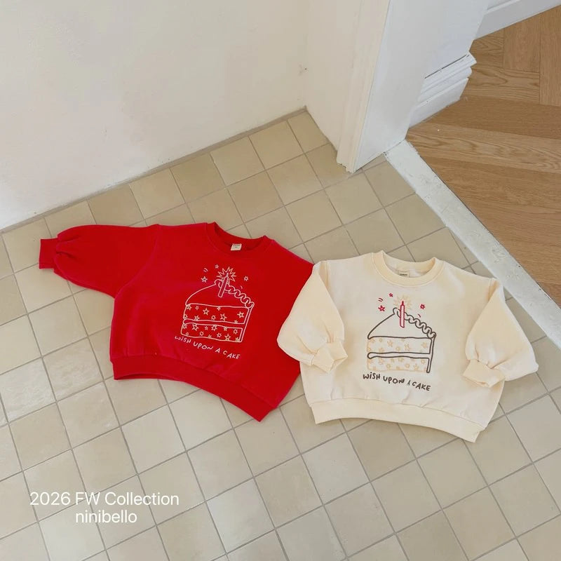 Wish Cake Sweatshirt – Original koreanisches Label Ninibello