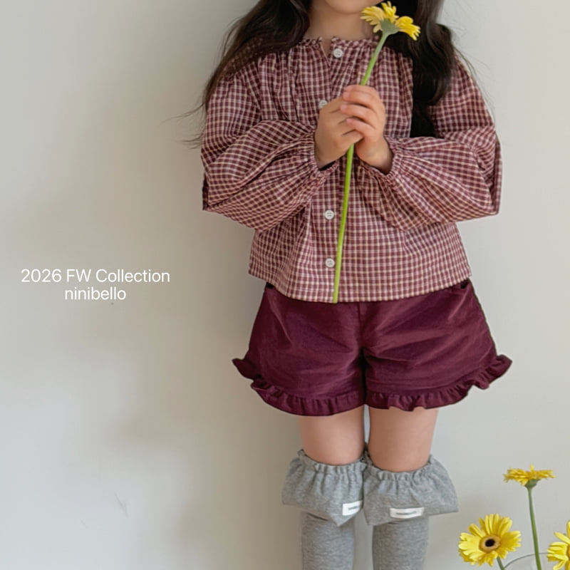 Little Foxx – Heart Frill Corduroy Pants