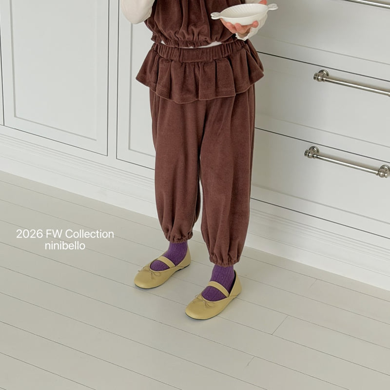 Little Foxx – Arm Terry Frill Jogger Pants