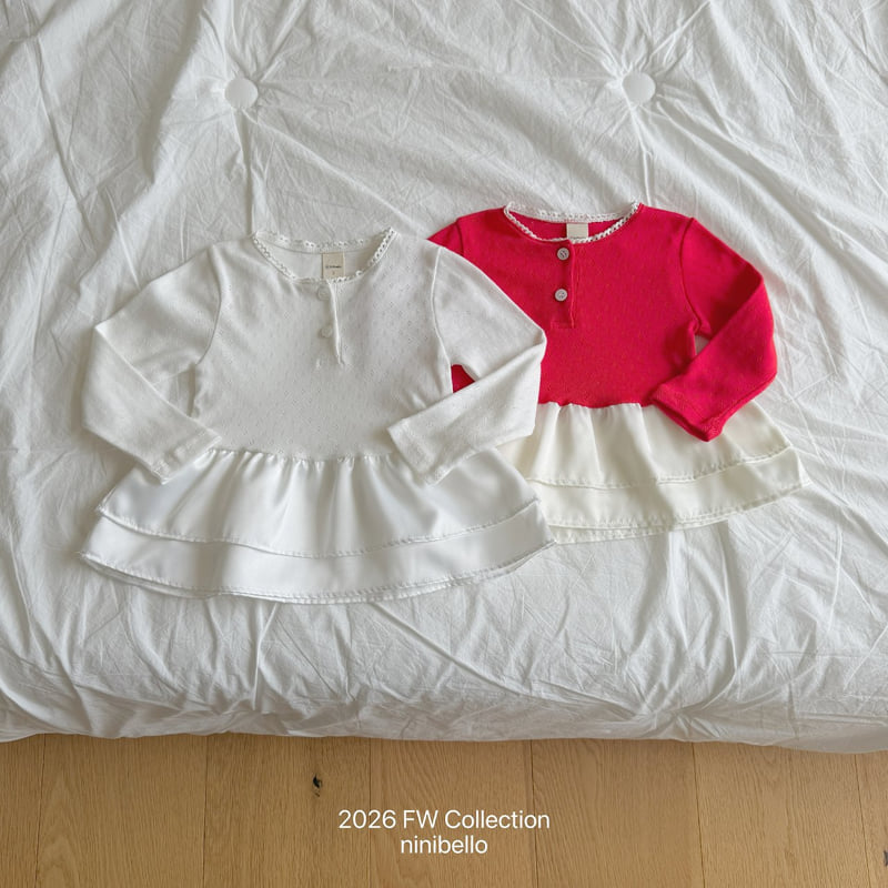 Little Foxx – Eyelet Tulip Layered Tee
