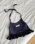 Little Foxx – Vivi Eyelet Halter Neck
