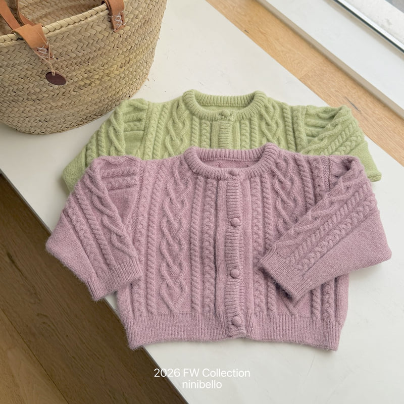 Little Foxx – Mauve Knit Cardigan