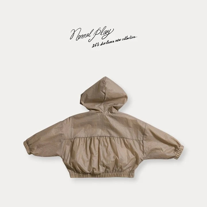 Little Foxx – Dove Shirring Zip-Up