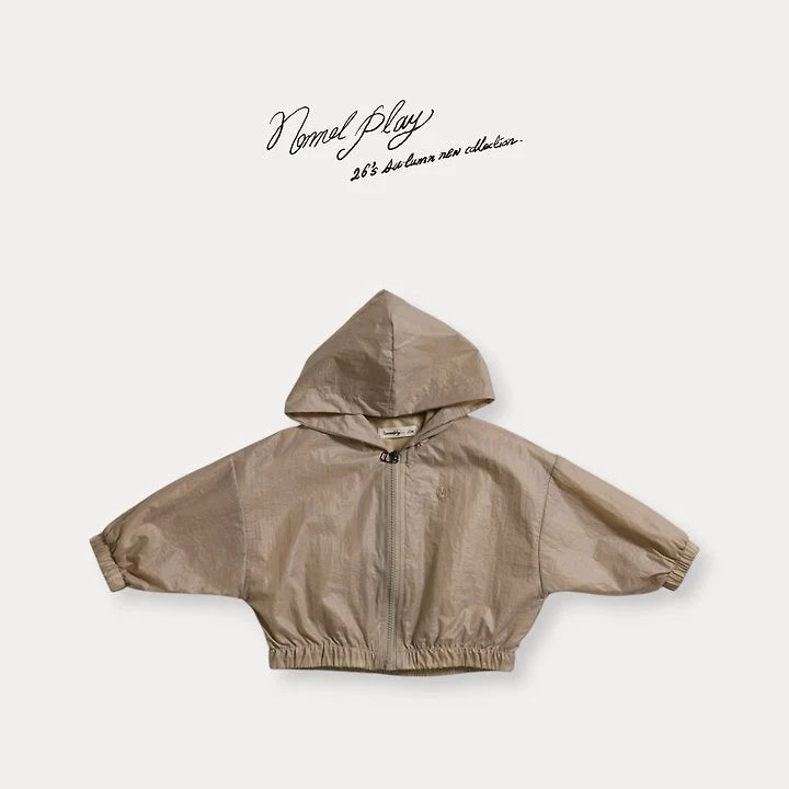 Little Foxx – Dove Shirring Zip-Up