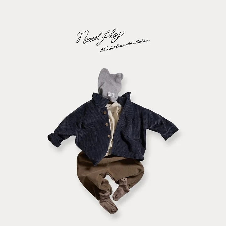 Little Foxx – Fine Corduroy Check Pants
