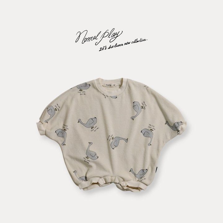 Little Foxx – Terry Duck Baby Bodysuit