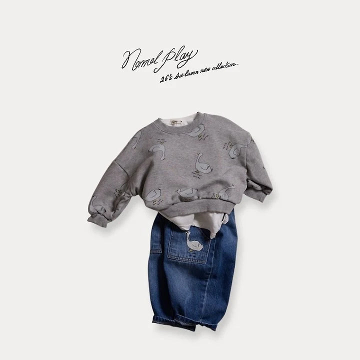 Little Foxx – Normal Duck All-Over Print Sweatshirt
