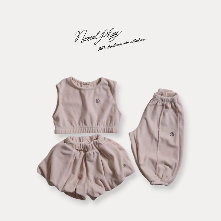 Little Foxx – Velour Crop Vest