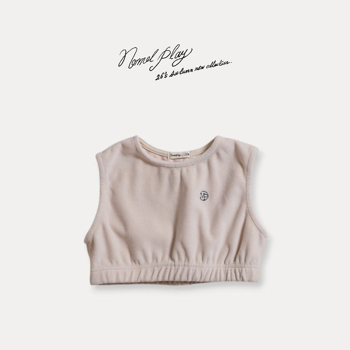 Little Foxx – Velour Crop Vest