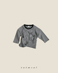Little Foxx – Pretzel Stripe Round Neck Tee