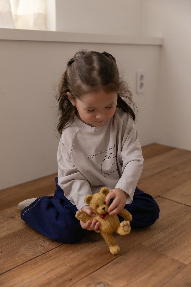 Little Foxx – Frog Raglan Tee