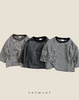 Little Foxx – Pretzel Stripe Round Neck Tee
