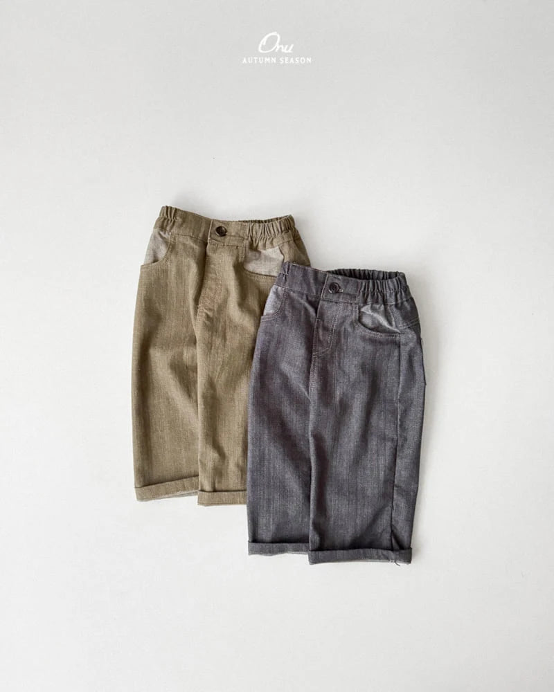 Little Foxx – Stitch Denim Pants